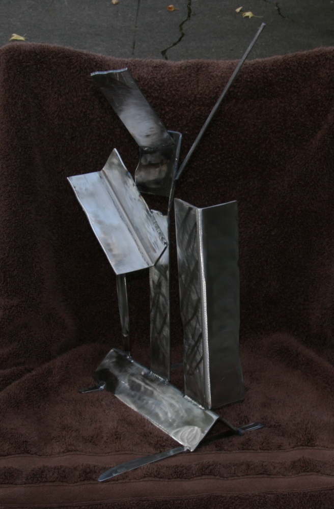 Abstract Steel Sculpture View4