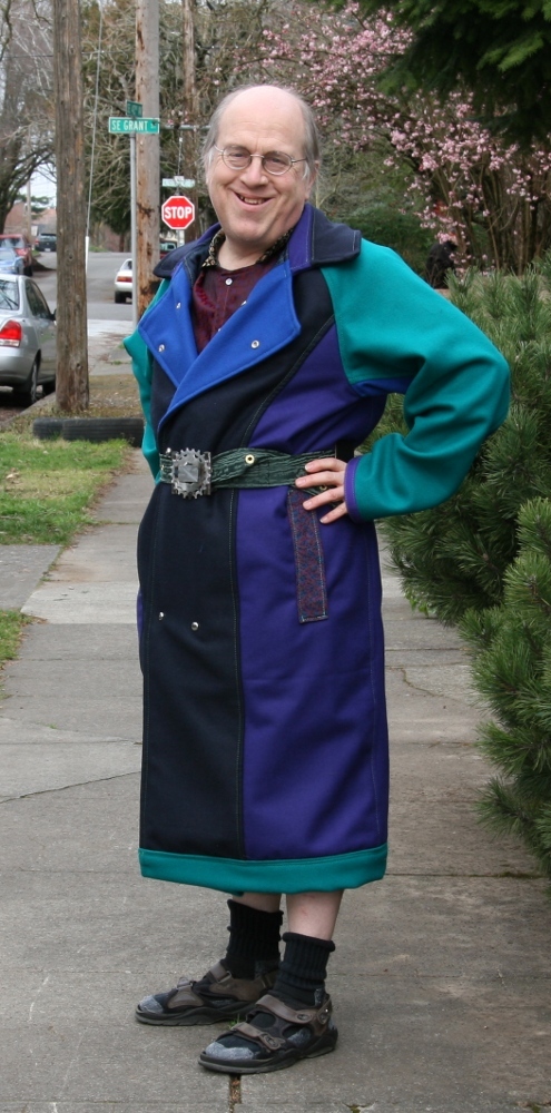 Custom Wool Coat Showing Colors
