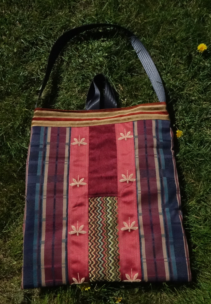 Fabric Shopping Bag Constructed From Remnants