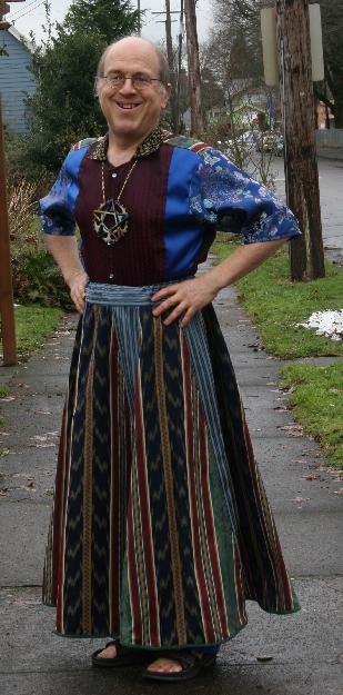 Handmade Silk Shirt And Skirt