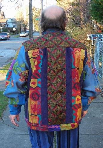 Handmade Winter Jacket Back