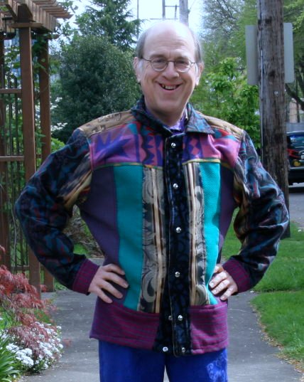 Jacket Constructed From Upholstery Remnants