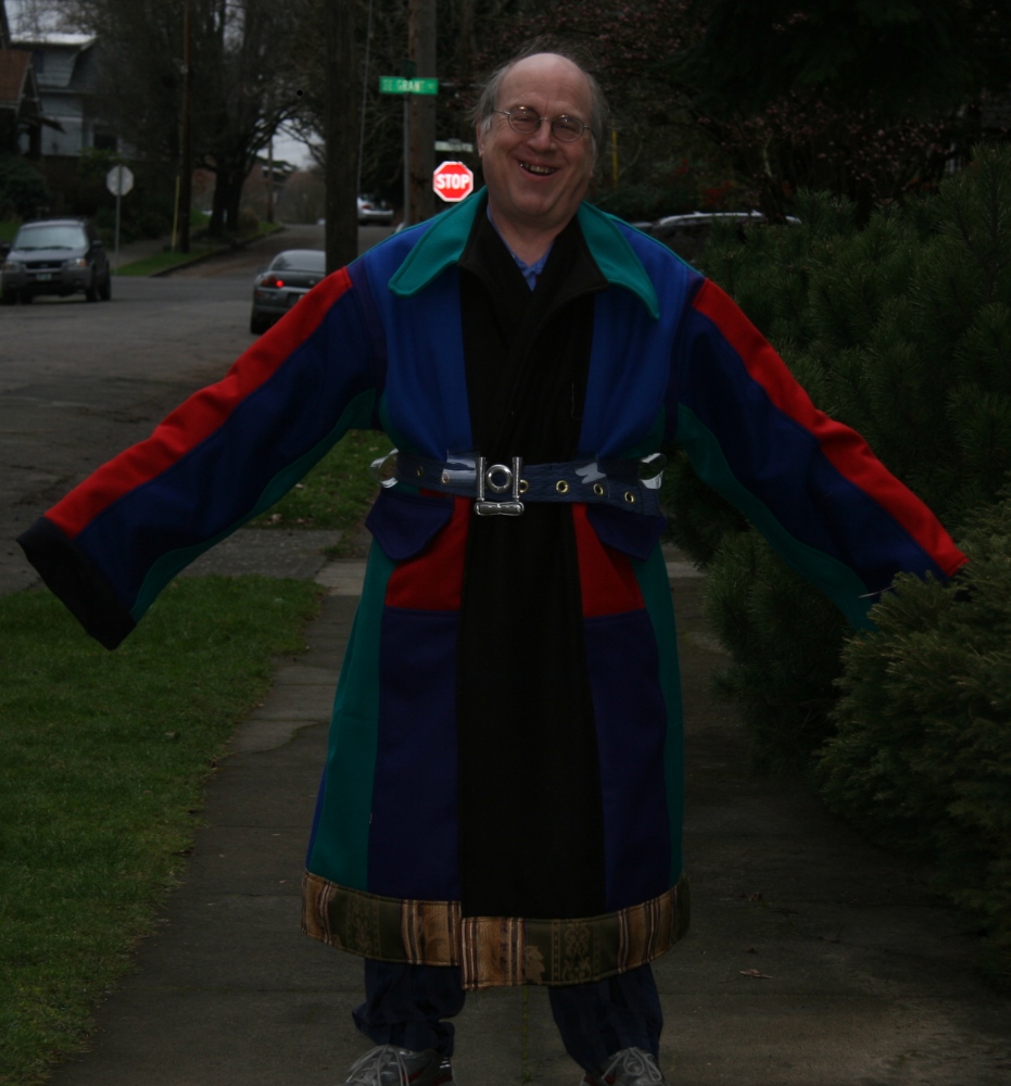 Large Artistic Wool Coat