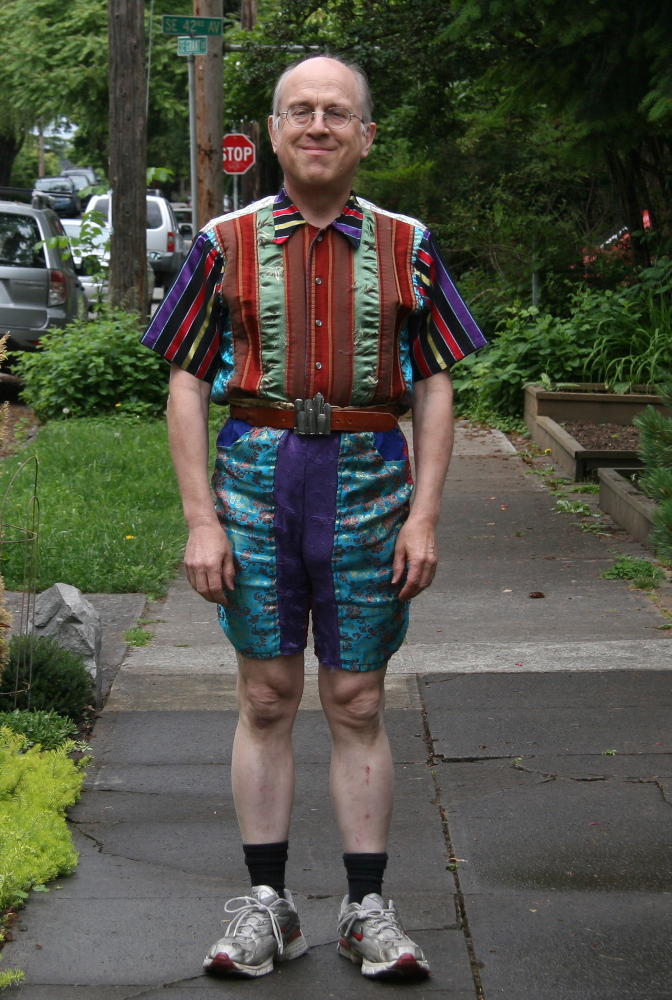 Mosaic Art Silk Shirt