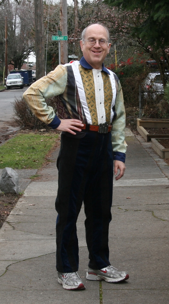 Mosaic Pattern Pants And Shirt