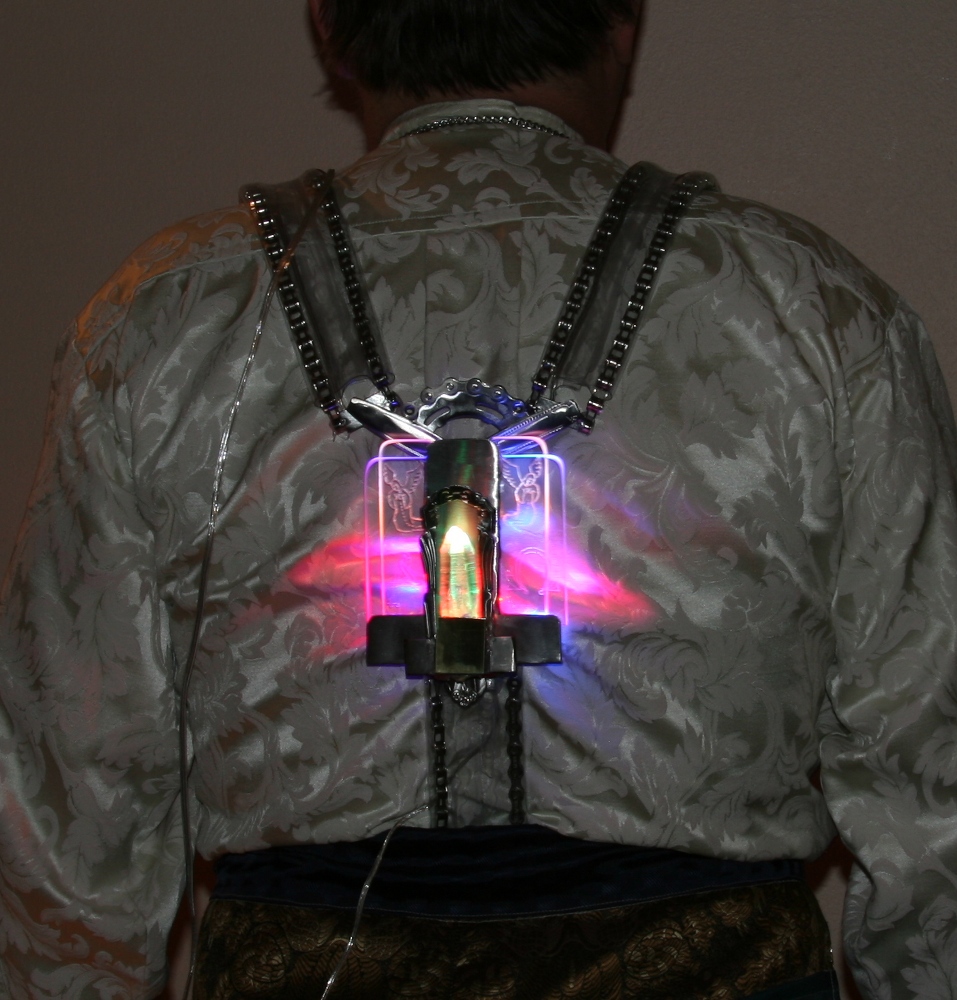 Art Deco Suspenders Rear