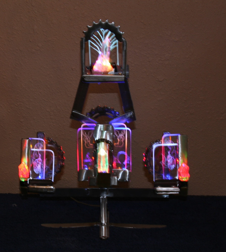 Crystal And Glass Engraving Light Art Sculpture