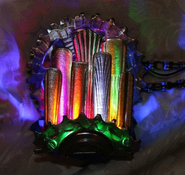 Emerald City As Seen By Dorothy Led Art Belt Buckle