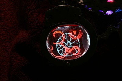 Engrave Glass Hindu Om And Circle