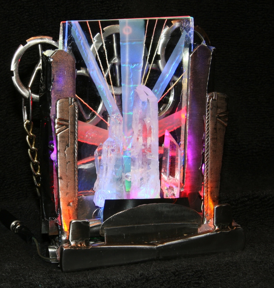 Nativity Of Light Sculpture With Flash