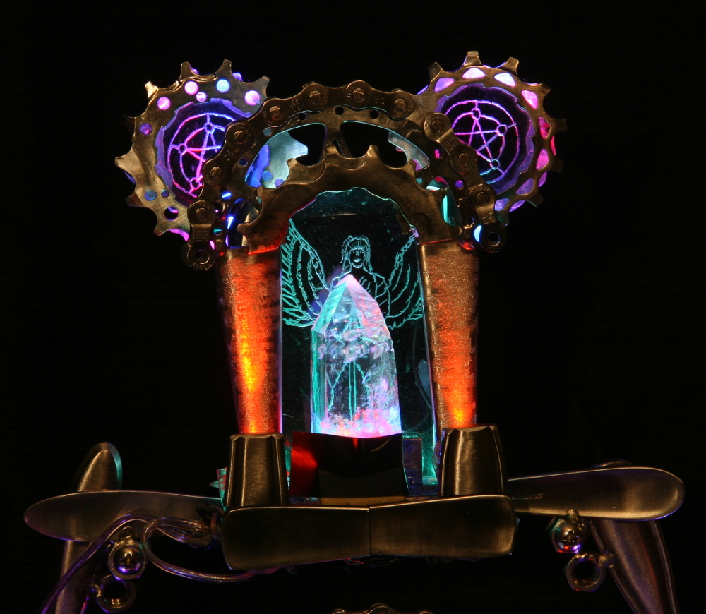 Pagan Angel Sculpture Close Up