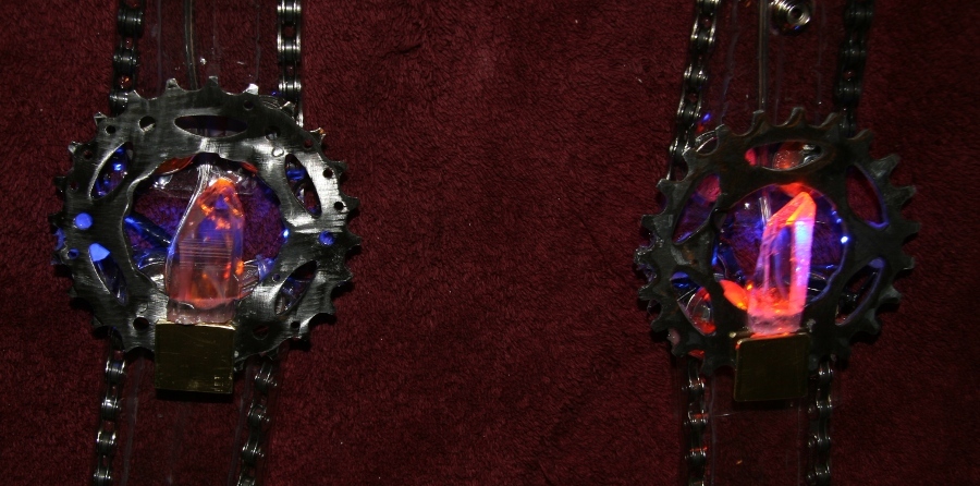 Steel Sculpture Light Art Suspenders