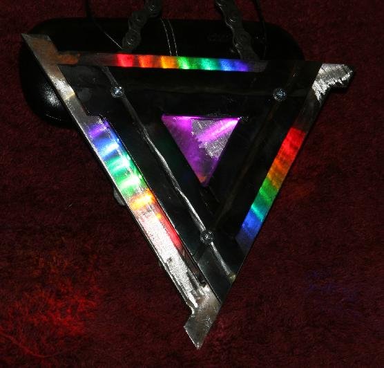 Steel Sculpture With Led Art For Gay Pride