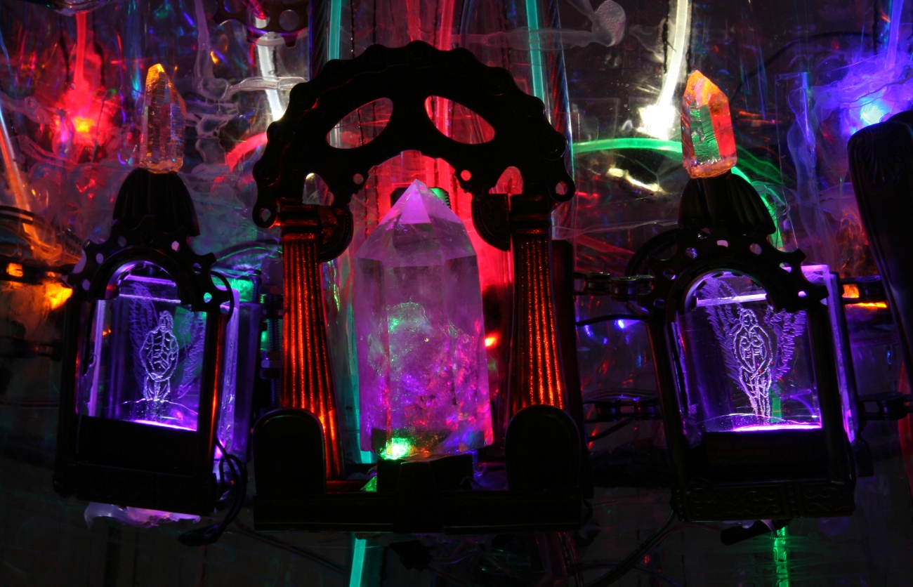 Angels And Crystal Light Art Belt For Raincoat