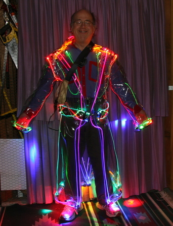 Light Art Clear Plastic Rain Coat