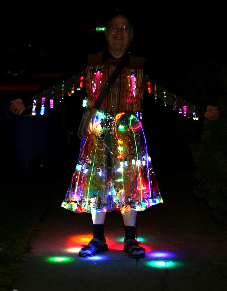 Light Art Skirt And Blouse