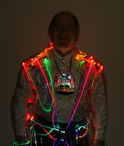 Lighted Coat And Led Art Jewelry