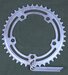 Bicycle Gear And Scrap Steel Crescent Moon Necklace