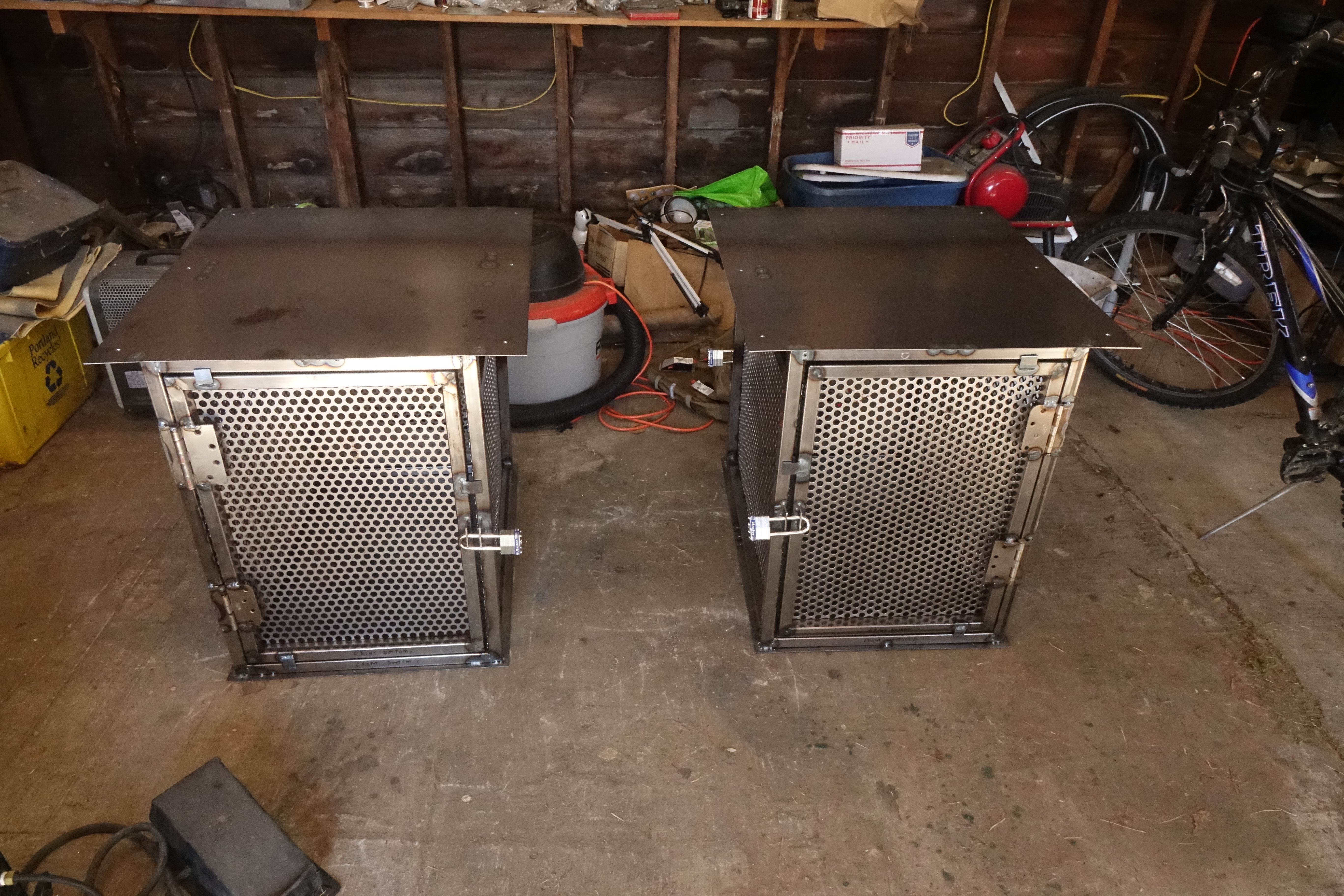 Front View Av Cabinets Locked