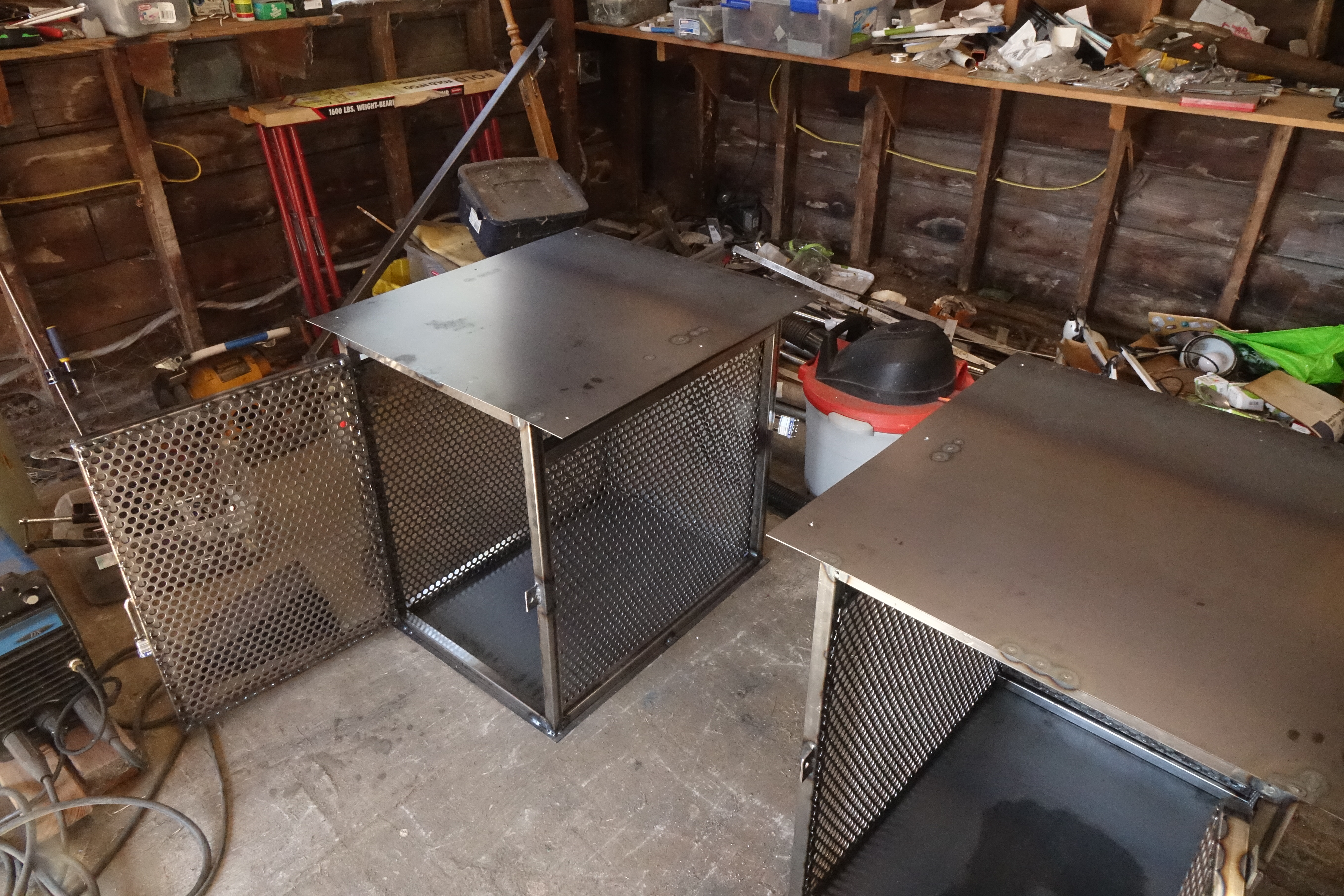 Side View Av Cabinets Open