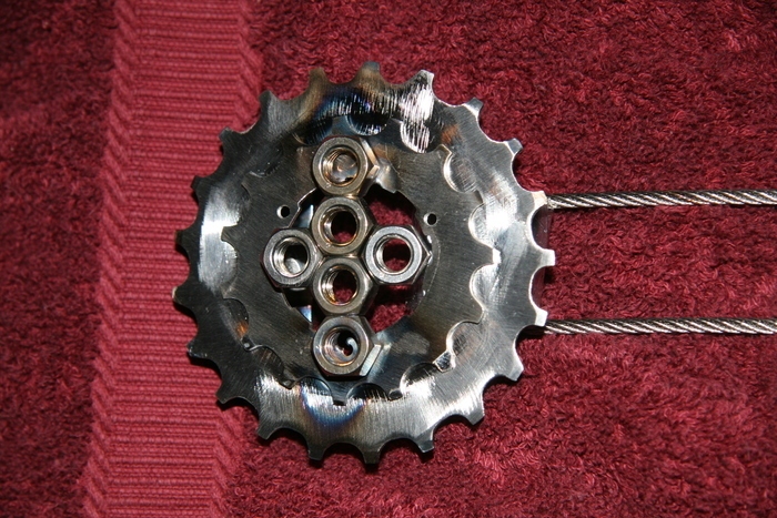 Steel Art Bicycle Gear Belt Buckle
